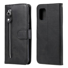 Load image into Gallery viewer, Fashion Calf Texture Zipper Horizontal Flip Leather Case with Holder &amp; Card Slots &amp; Wallet