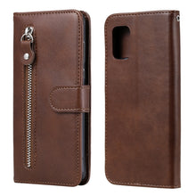 Load image into Gallery viewer, Fashion Calf Texture Zipper Horizontal Flip Leather Case with Holder &amp; Card Slots &amp; Wallet