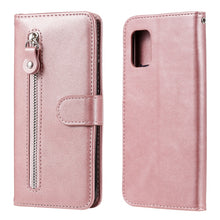 Load image into Gallery viewer, Fashion Calf Texture Zipper Horizontal Flip Leather Case with Holder &amp; Card Slots &amp; Wallet