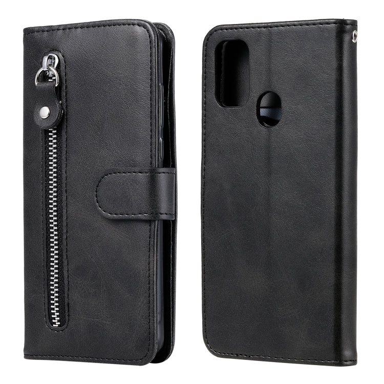 Fashion Calf Texture Zipper Horizontal Flip Leather Case with Holder & Card Slots & Wallet