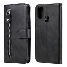 Load image into Gallery viewer, Fashion Calf Texture Zipper Horizontal Flip Leather Case with Holder &amp; Card Slots &amp; Wallet