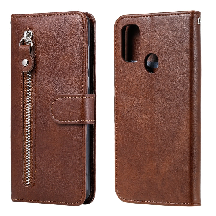 Fashion Calf Texture Zipper Horizontal Flip Leather Case with Holder & Card Slots & Wallet
