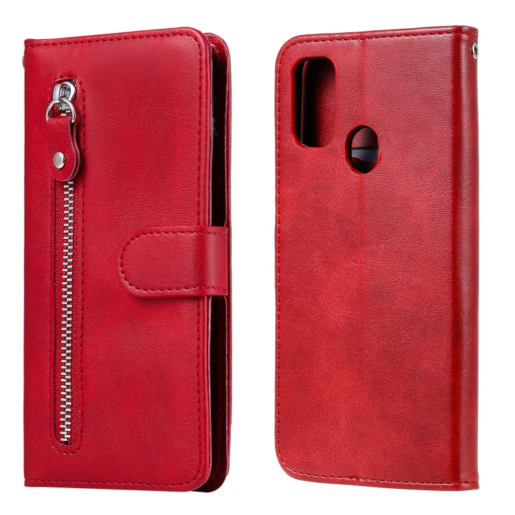 Fashion Calf Texture Zipper Horizontal Flip Leather Case with Holder & Card Slots & Wallet