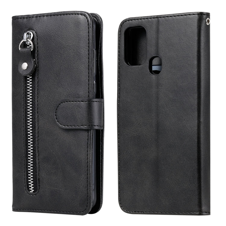 Fashion Calf Texture Zipper Horizontal Flip Leather Case with Holder & Card Slots & Wallet