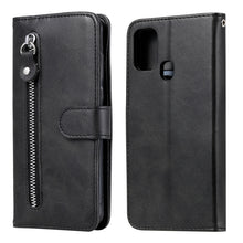 Load image into Gallery viewer, Fashion Calf Texture Zipper Horizontal Flip Leather Case with Holder &amp; Card Slots &amp; Wallet