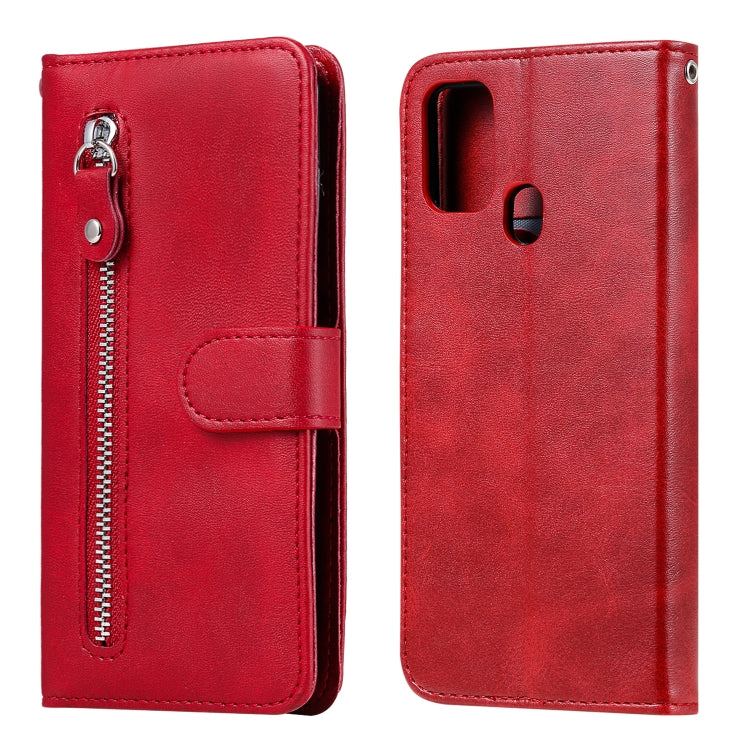 Fashion Calf Texture Zipper Horizontal Flip Leather Case with Holder & Card Slots & Wallet
