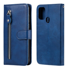 Load image into Gallery viewer, Fashion Calf Texture Zipper Horizontal Flip Leather Case with Holder &amp; Card Slots &amp; Wallet
