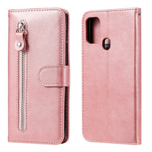 Load image into Gallery viewer, Fashion Calf Texture Zipper Horizontal Flip Leather Case with Holder &amp; Card Slots &amp; Wallet