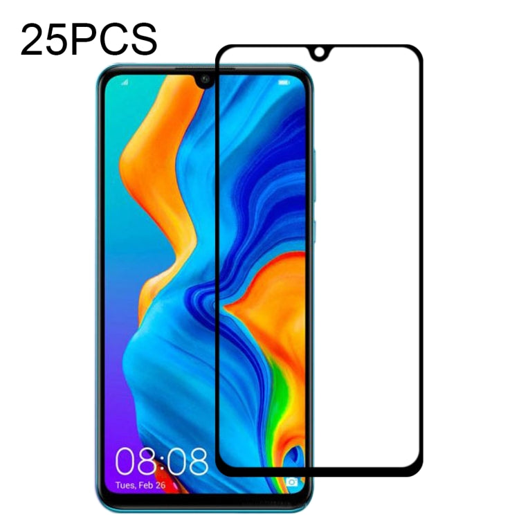 For Xiaomi Redmi Note 9 Global 25pcs Full Glue Full Screen Tempered Glass Film