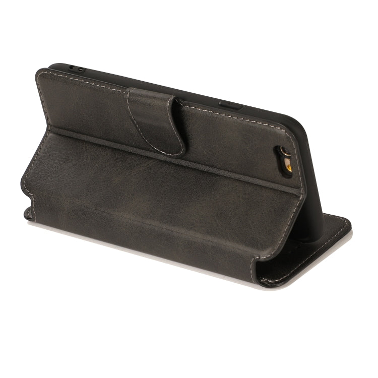 Calf Texture Magnetic Buckle Horizontal Flip Leather Case with Holder & Card Slots & Wallet & Photo Frame, For iPhone 6 / 6s, For iPhone 7 / 8, For iPhone 7 Plus / 8 Plus, For iPhone X / XS, For iPhone XR, For iPhone XS Max, For iPhone 12 mini         ...