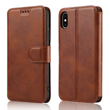 Load image into Gallery viewer, Calf Texture Magnetic Buckle Horizontal Flip Leather Case with Holder &amp; Card Slots &amp; Wallet &amp; Photo Frame, For iPhone 6 / 6s, For iPhone 7 / 8, For iPhone 7 Plus / 8 Plus, For iPhone X / XS, For iPhone XR, For iPhone XS Max, For iPhone 12 mini         ...