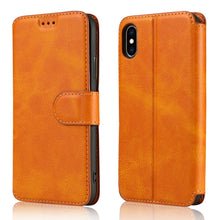 Load image into Gallery viewer, Calf Texture Magnetic Buckle Horizontal Flip Leather Case with Holder &amp; Card Slots &amp; Wallet &amp; Photo Frame, For iPhone 6 / 6s, For iPhone 7 / 8, For iPhone 7 Plus / 8 Plus, For iPhone X / XS, For iPhone XR, For iPhone XS Max, For iPhone 12 mini         ...
