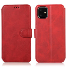 Load image into Gallery viewer, Calf Texture Magnetic Buckle Horizontal Flip Leather Case with Holder &amp; Card Slots &amp; Wallet &amp; Photo Frame, For iPhone 12 / 12 Pro