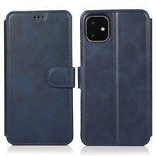 Load image into Gallery viewer, Calf Texture Magnetic Buckle Horizontal Flip Leather Case with Holder &amp; Card Slots &amp; Wallet &amp; Photo Frame, For iPhone 12 / 12 Pro