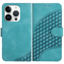 Load image into Gallery viewer, YX0060 Elephant Head Embossed Phone Leather Case with Lanyard, For iPhone 15, For iPhone 14 Plus, For iPhone 14, For iPhone 14 Pro, For iPhone 14 Pro Max, For iPhone SE 2022/SE 2020/6/7/8