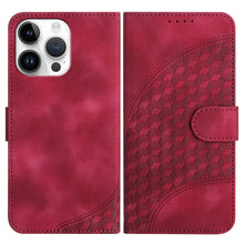 Load image into Gallery viewer, YX0060 Elephant Head Embossed Phone Leather Case with Lanyard, For iPhone 15, For iPhone 14 Plus, For iPhone 14, For iPhone 14 Pro, For iPhone 14 Pro Max, For iPhone SE 2022/SE 2020/6/7/8