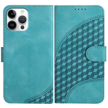Load image into Gallery viewer, YX0060 Elephant Head Embossed Phone Leather Case with Lanyard, For iPhone 13 Pro Max, For iPhone 13 Pro, For iPhone 13, For iPhone 13 mini, For iPhone 12/12 Pro, For iPhone 12 Pro Max