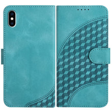 Load image into Gallery viewer, YX0060 Elephant Head Embossed Phone Leather Case with Lanyard, For iPhone XS Max, For iPhone 8 Plus / 7 Plus