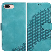 Load image into Gallery viewer, YX0060 Elephant Head Embossed Phone Leather Case with Lanyard, For iPhone XS Max, For iPhone 8 Plus / 7 Plus