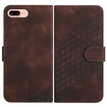 Load image into Gallery viewer, YX0060 Elephant Head Embossed Phone Leather Case with Lanyard, For iPhone XS Max, For iPhone 8 Plus / 7 Plus