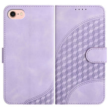 Load image into Gallery viewer, YX0060 Elephant Head Embossed Phone Leather Case with Lanyard, For iPhone 15, For iPhone 14 Plus, For iPhone 14, For iPhone 14 Pro, For iPhone 14 Pro Max, For iPhone SE 2022/SE 2020/6/7/8