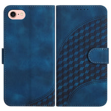 Load image into Gallery viewer, YX0060 Elephant Head Embossed Phone Leather Case with Lanyard, For iPhone 15, For iPhone 14 Plus, For iPhone 14, For iPhone 14 Pro, For iPhone 14 Pro Max, For iPhone SE 2022/SE 2020/6/7/8