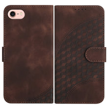 Load image into Gallery viewer, YX0060 Elephant Head Embossed Phone Leather Case with Lanyard, For iPhone 15, For iPhone 14 Plus, For iPhone 14, For iPhone 14 Pro, For iPhone 14 Pro Max, For iPhone SE 2022/SE 2020/6/7/8