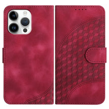 Load image into Gallery viewer, YX0060 Elephant Head Embossed Phone Leather Case with Lanyard, For iPhone 17e / 16e, For iPhone 17 Pro Max, For iPhone 17 Pro, For iPhone 17, For iPhone Air, For iPhone 16 Pro Max
