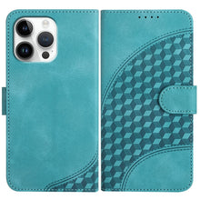 Load image into Gallery viewer, YX0060 Elephant Head Embossed Phone Leather Case with Lanyard, For iPhone 17e / 16e, For iPhone 17 Pro Max, For iPhone 17 Pro, For iPhone 17, For iPhone Air, For iPhone 16 Pro Max