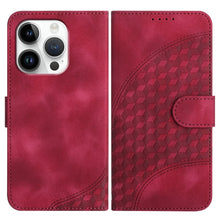 Load image into Gallery viewer, YX0060 Elephant Head Embossed Phone Leather Case with Lanyard, For iPhone 16 Pro, For iPhone 16 Plus, For iPhone 16, For iPhone 15 Pro Max, For iPhone 15 Pro, For iPhone 15 Plus