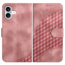 Load image into Gallery viewer, YX0060 Elephant Head Embossed Phone Leather Case with Lanyard, For iPhone 16 Pro, For iPhone 16 Plus, For iPhone 16, For iPhone 15 Pro Max, For iPhone 15 Pro, For iPhone 15 Plus