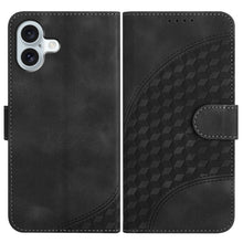 Load image into Gallery viewer, YX0060 Elephant Head Embossed Phone Leather Case with Lanyard, For iPhone 16 Pro, For iPhone 16 Plus, For iPhone 16, For iPhone 15 Pro Max, For iPhone 15 Pro, For iPhone 15 Plus