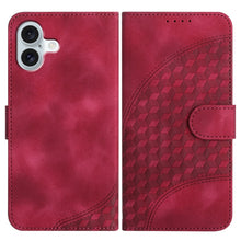 Load image into Gallery viewer, YX0060 Elephant Head Embossed Phone Leather Case with Lanyard, For iPhone 16 Pro, For iPhone 16 Plus, For iPhone 16, For iPhone 15 Pro Max, For iPhone 15 Pro, For iPhone 15 Plus
