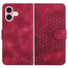 Load image into Gallery viewer, YX0060 Elephant Head Embossed Phone Leather Case with Lanyard, For iPhone 16 Pro, For iPhone 16 Plus, For iPhone 16, For iPhone 15 Pro Max, For iPhone 15 Pro, For iPhone 15 Plus