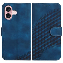 Load image into Gallery viewer, YX0060 Elephant Head Embossed Phone Leather Case with Lanyard, For iPhone 16 Pro, For iPhone 16 Plus, For iPhone 16, For iPhone 15 Pro Max, For iPhone 15 Pro, For iPhone 15 Plus