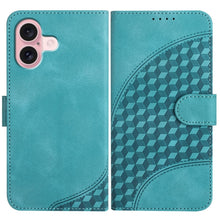 Load image into Gallery viewer, YX0060 Elephant Head Embossed Phone Leather Case with Lanyard, For iPhone 16 Pro, For iPhone 16 Plus, For iPhone 16, For iPhone 15 Pro Max, For iPhone 15 Pro, For iPhone 15 Plus