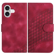 Load image into Gallery viewer, YX0060 Elephant Head Embossed Phone Leather Case with Lanyard, For iPhone 17e / 16e, For iPhone 17 Pro Max, For iPhone 17 Pro, For iPhone 17, For iPhone Air, For iPhone 16 Pro Max
