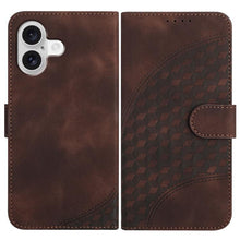 Load image into Gallery viewer, YX0060 Elephant Head Embossed Phone Leather Case with Lanyard, For iPhone 17e / 16e, For iPhone 17 Pro Max, For iPhone 17 Pro, For iPhone 17, For iPhone Air, For iPhone 16 Pro Max