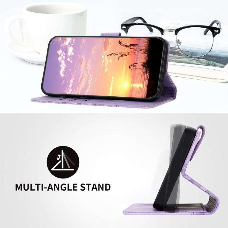 YX0060 Elephant Head Embossed Phone Leather Case with Lanyard, For iPhone 18 Pro / 17 Pro, For iPhone 18 Pro Max / 17 Pro Max, For iPhone 17e / 16e, For iPhone 17, For iPhone Air, For iPhone 16 Pro Max