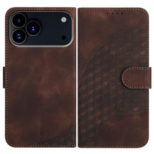 Load image into Gallery viewer, YX0060 Elephant Head Embossed Phone Leather Case with Lanyard, For iPhone 17e / 16e, For iPhone 17 Pro Max, For iPhone 17 Pro, For iPhone 17, For iPhone Air, For iPhone 16 Pro Max