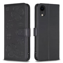Load image into Gallery viewer, Four-leaf Embossed Leather Phone Case, For iPhone 11 Pro, For iPhone X / XS, For iPhone XR, For iPhone XS Max, For iPhone 7 Plus / 8 Plus