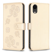 Load image into Gallery viewer, Four-leaf Embossed Leather Phone Case, For iPhone 11 Pro, For iPhone X / XS, For iPhone XR, For iPhone XS Max, For iPhone 7 Plus / 8 Plus