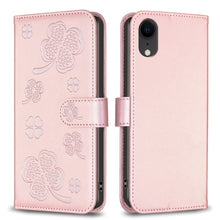 Load image into Gallery viewer, Four-leaf Embossed Leather Phone Case, For iPhone 11 Pro, For iPhone X / XS, For iPhone XR, For iPhone XS Max, For iPhone 7 Plus / 8 Plus