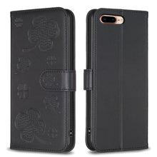 Load image into Gallery viewer, Four-leaf Embossed Leather Phone Case, For iPhone 11 Pro, For iPhone X / XS, For iPhone XR, For iPhone XS Max, For iPhone 7 Plus / 8 Plus