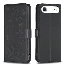 Load image into Gallery viewer, Four-leaf Embossed Leather Phone Case, For iPhone 17 Pro Max, For iPhone 17 Pro, For iPhone 17, For iPhone Air, For iPhone 16 Pro Max, For iPhone 16 Pro, For iPhone 16 Plus, For iPhone 16
