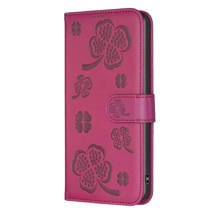 Four-leaf Embossed Leather Phone Case, For iPhone 17 Pro Max, For iPhone 17 Pro, For iPhone 17, For iPhone Air, For iPhone 16 Pro Max, For iPhone 16 Pro, For iPhone 16 Plus, For iPhone 16