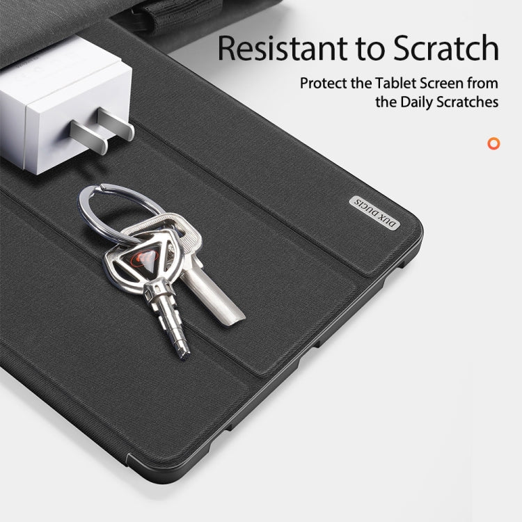 DUX DUCIS Domo Series Horizontal Flip Magnetic PU Leather Case with Three-folding Holder & Sleep / Wake-up Function & Pen Slot