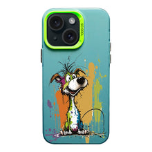 Load image into Gallery viewer, Color Ink Frosted PC+TPU Phone Case, For iPhone 15, For iPhone 14 Plus, For iPhone 14