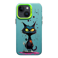 Load image into Gallery viewer, Color Ink Frosted PC+TPU Phone Case, For iPhone 15, For iPhone 14 Plus, For iPhone 14