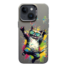 Load image into Gallery viewer, Color Ink Frosted PC+TPU Phone Case, For iPhone 15, For iPhone 14 Plus, For iPhone 14